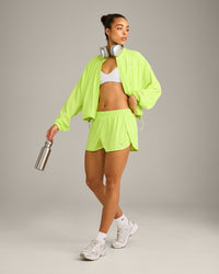 AirMove™ Lined Shorts 3" with Reflective Logo | Citrus Green