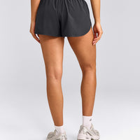 AirMove™ Lined Shorts 2" with Reflective Logo | Coal