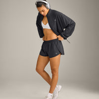 AirMove™ Lined Shorts 2" with Reflective Logo | Coal