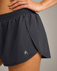 AirMove™ Lined Shorts 2" with Reflective Logo | Coal