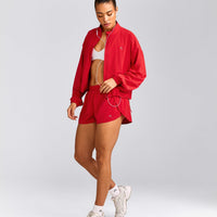 AirMove™ Lined Shorts 3" with Reflective Logo | Fiery Red
