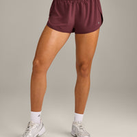 AirMove™ Lined Shorts 2" with Reflective Logo | Velvet Mocha