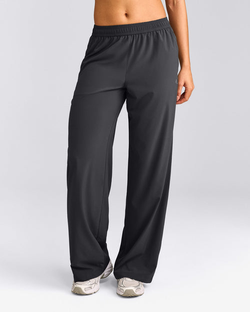AirMove™ Straight Leg Bottoms with Reflective Logo | Coal