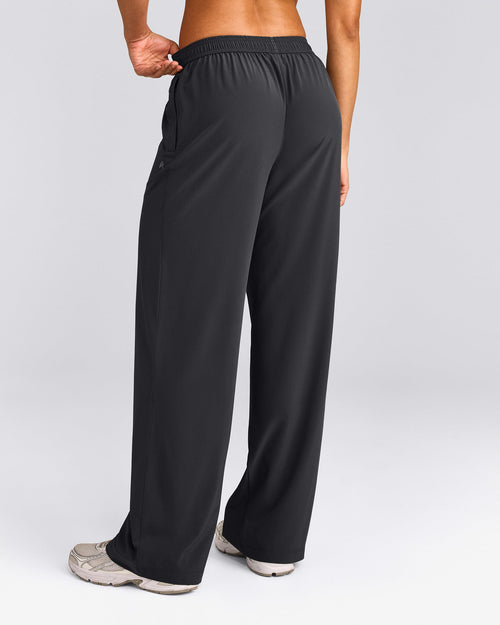 AirMove™ Straight Leg Bottoms with Reflective Logo | Coal