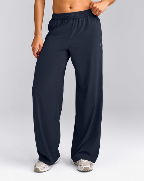 AirMove™ Straight Leg Bottoms with Reflective Logo | True Blue