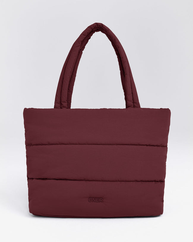 Quilted Tote Bag | Velvet Mocha