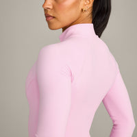 SoftMotion™ Mid Jacket with Grey Logo | Chalk Pink