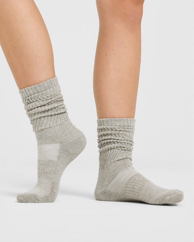 Slouchy Socks 2 Pack | Umber Brown/ Sand