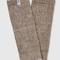 Slouchy Socks 2 Pack | Umber Brown/ Sand