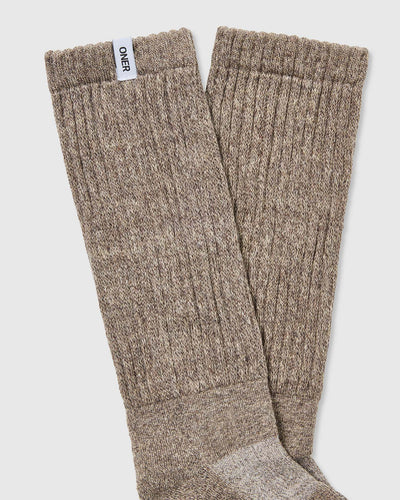 Slouchy Socks 2 Pack | Umber Brown/ Sand