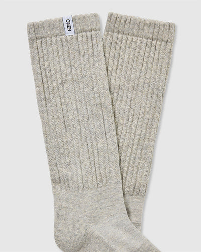 Slouchy Socks 2 Pack | Umber Brown/ Sand