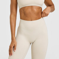 SoftMotion™ Flared Bottoms with White Logo | Sand