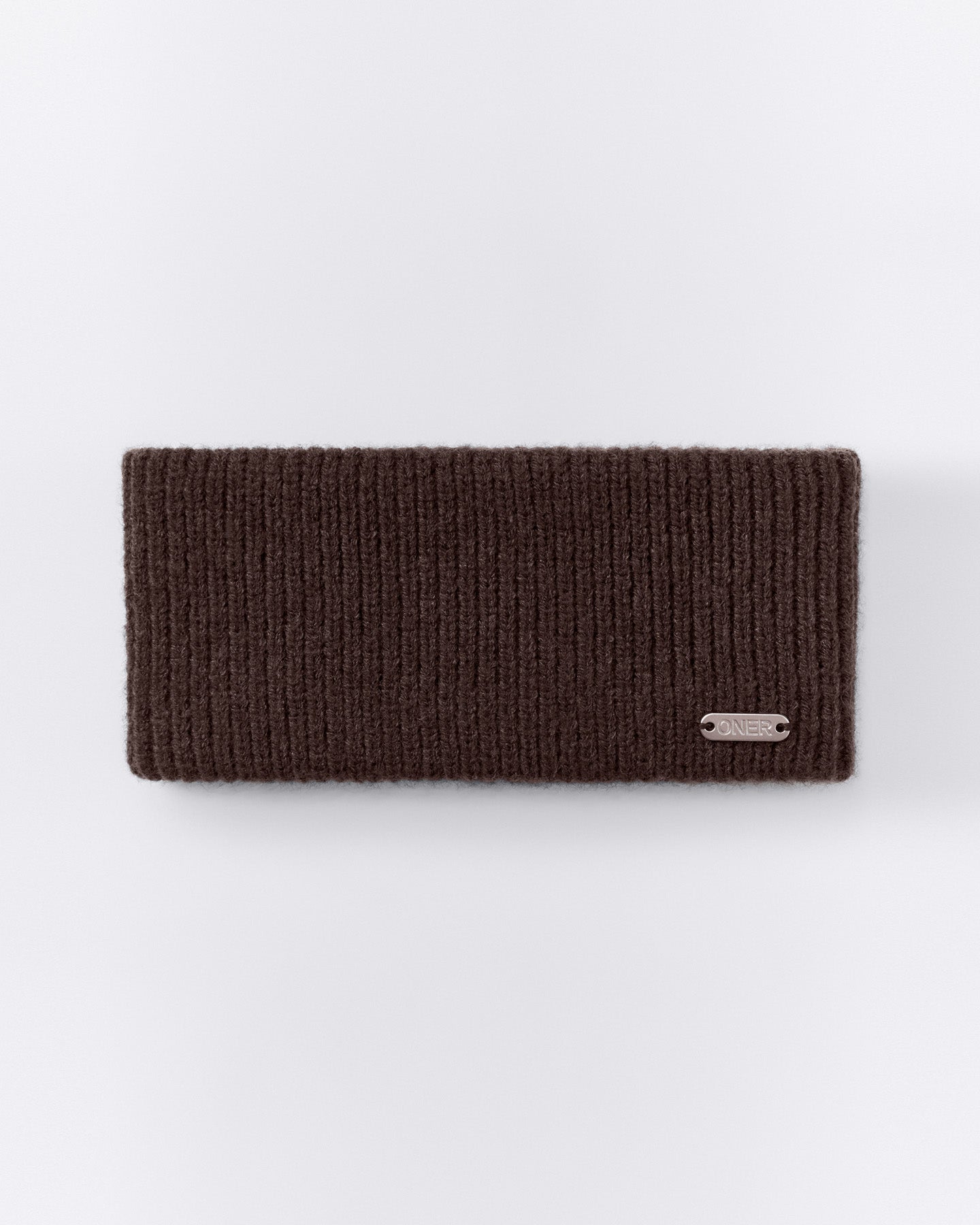 Wool Rib Knit Headband | 70% Cocoa