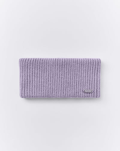 Wool Rib Knit Headband | Lavender Purple