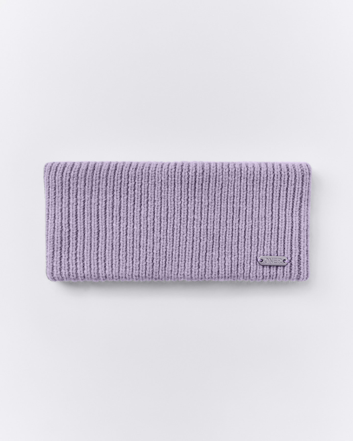 Wool Rib Knit Headband | Lavender Purple