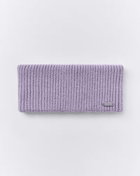 Wool Rib Knit Headband | Lavender Purple