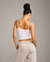 Seamless Strappy Vest | White
