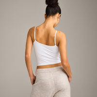 Seamless Strappy Vest | White