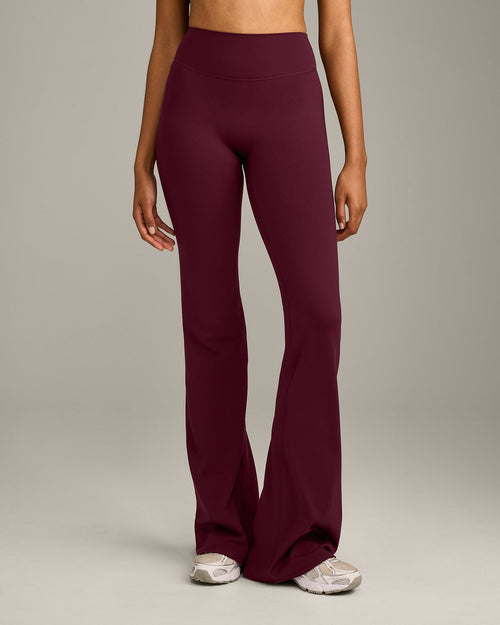 SoftMotion™ Flared Bottoms with Grey Logo | Cherry Lacquer Purple