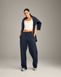 Mellow™ Rib Racer Back Mid Vest with Built in Bra Shelf | Off White