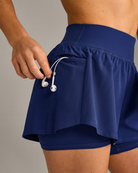 UnifiedMove™ Double Layer Shorts 5" with Reflective Logo | Varsity Blue