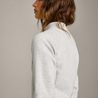 Jersey Tracksuit Zip Through Jacket | Light Grey Marl