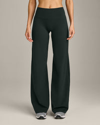 SoftMotion™ Straight Leg Bottoms with Grey Logo | Emerald Noir
