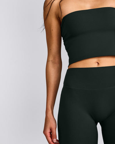 SoftMotion™ Straight Leg Bottoms with Grey Logo | Emerald Noir