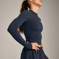 Oner Seamless Fitted Long Sleeve Top | Light True Blue