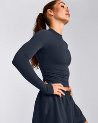 Oner Seamless Fitted Long Sleeve Top | Light True Blue