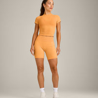 Oner Seamless Fitted Top | Light Powdered Orange