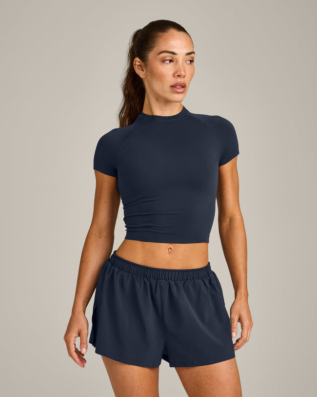 Oner Seamless Fitted Top | Light True Blue