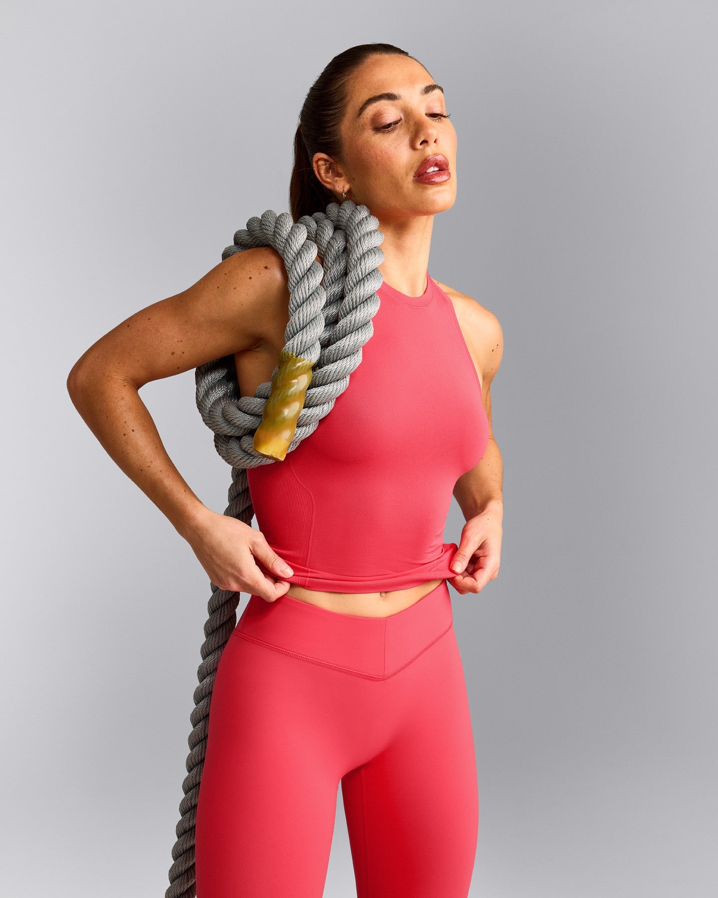 Oner Seamless Fitted Vest | Light Charged Pink