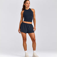 Oner Seamless Fitted Vest | Light True Blue