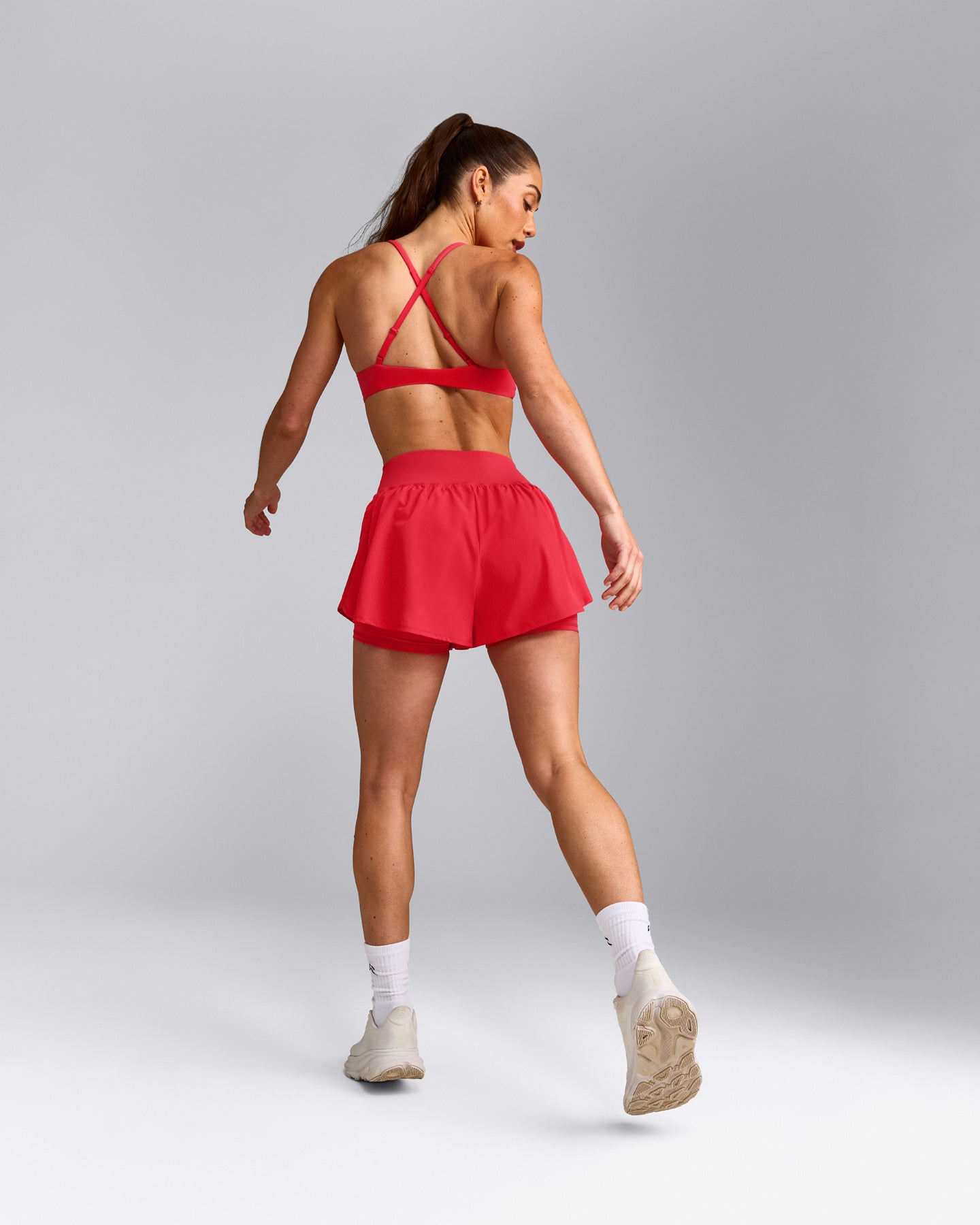 UnifiedMove™ Double Layer Shorts 5" with Reflective Logo | Charged Pink