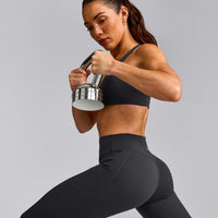 UnifiedMove™ Pocket Leggings with Bonding with Reflective Logo | Coal