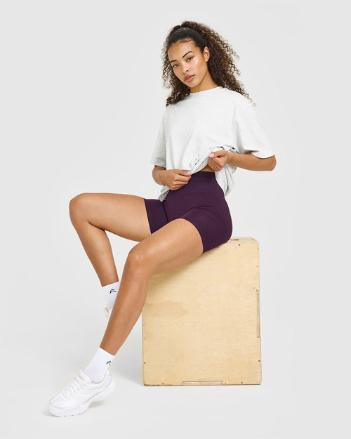 Oversized Oner Washed T-Shirt | Light Grey Marl
