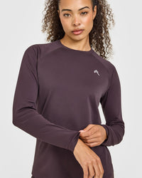 Go To Seamless Loose Long Sleeve Top | Umber Brown