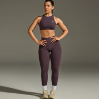 UnifiedMove™ High Waisted Leggings | Dark Umber Brown