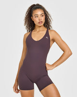 Unified Scoop Back All In One 6" | Dark Umber Brown