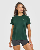 Go To Seamless Loose Top | Racing Green