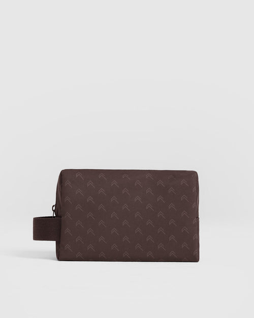 Oner Modal Small Monogram Washbag | Deep Espresso