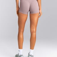 SoftMotion™ Mid Rise Micro Shorts 4" New Branding | Dusty Purple