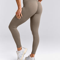 EnhanceLift™ Seamless Leggings with Grey Logo | Warm Minky