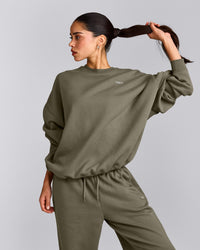 Foundations All Season Crew Neck Sweatshirt | Alpine Green