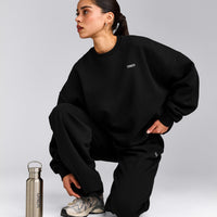 Foundations All Season Crew Neck Sweatshirt | Black