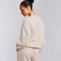 Foundations All Season Crew Neck Sweatshirt | Oat Marl