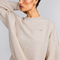 Foundations All Season Crew Neck Sweatshirt | Oat Marl