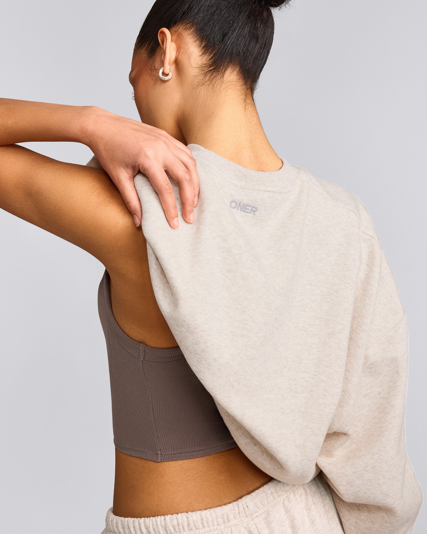 Foundations All Season Crew Neck Sweatshirt | Oat Marl