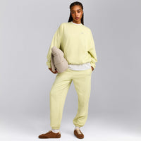 Foundations All Season Crew Neck Sweatshirt | Pastel Yellow